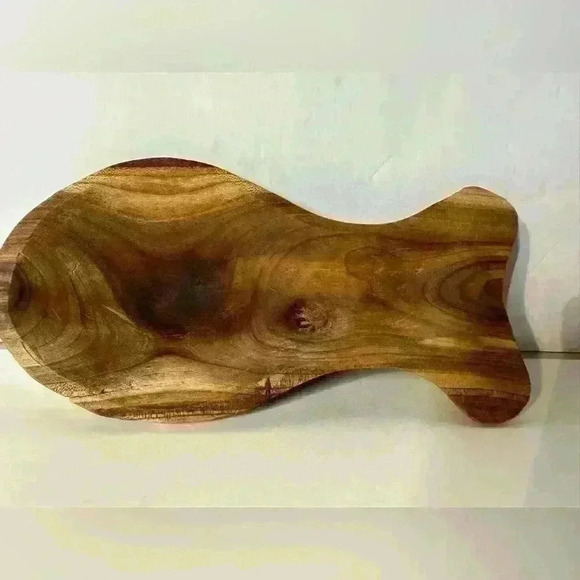 Handmade Solid Wood Fish Trinket Holder - Picture 7 of 7